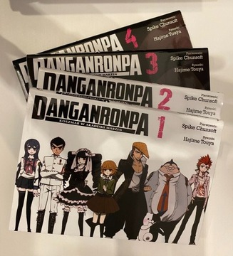 Manga Danganronpa. Tom1.2.3.4 zestaw