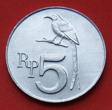 5 Rupii  1970 r -   Indonezja   Piękna !!