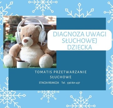 Diagnoza uwagi słuchowej Tomatis Warszawa