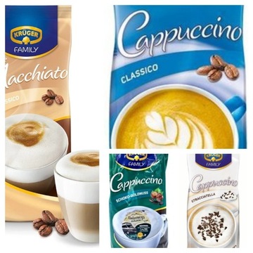 Kawa xestaw Krüger Cappuccino mix 4szt x 500 g DE