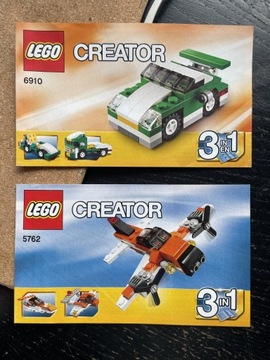 Lego Creator instrukcja 6910 i 5762