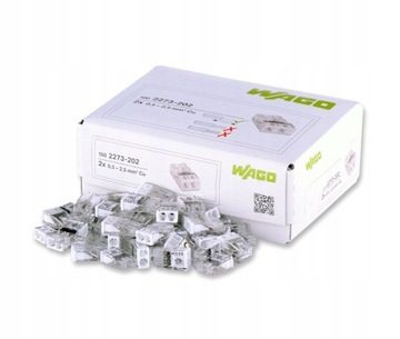 ×100 Szybkozłączki Wago 2273-202 0,5-2,5 mm2