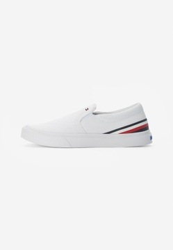 Tommy Hilfiger trampki buty wsuwane slip-on białe