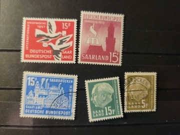 Saarland - zbiór znaczków