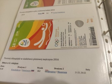 Olimpiada Rio2016 piłka plażowa o 3 miejsce 