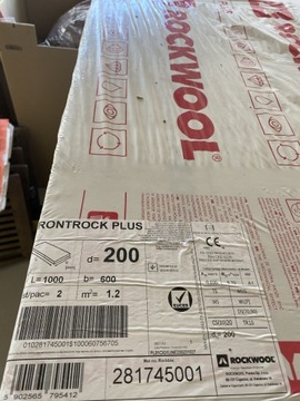 Wełna mineralna skalna Rockwool 200 mm