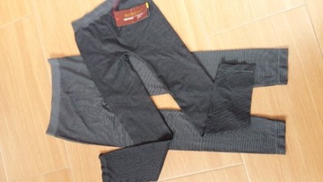Leginsy L-XL 2pak szare elastyczne nowe spodnie