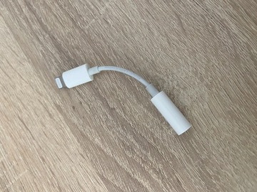 Oryginalna przejściówka Apple Lightning Jack 3,5mm