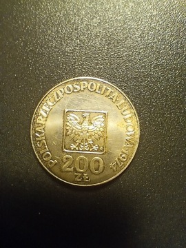 Moneta kolekcjonerska XXX lat PRL 200 złotych
