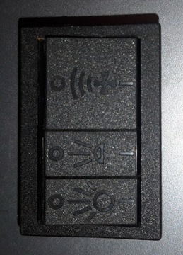 Przełącznik zespolony trzy klawiszowy