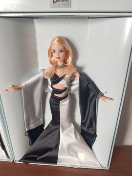 Barbie collector Noir & Blanc blondynka NRFB