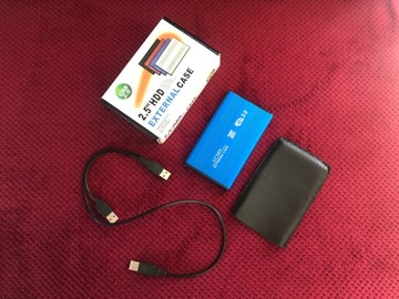 dysk zewnętrzny 2TB 2,5'' SATA metal + kabel USB