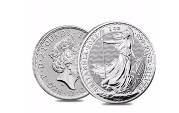 Britannia - 1 oz srebrna moneta 2022