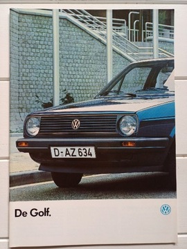 Prospekt Volkswagen Golf 1986r. UNIKAT