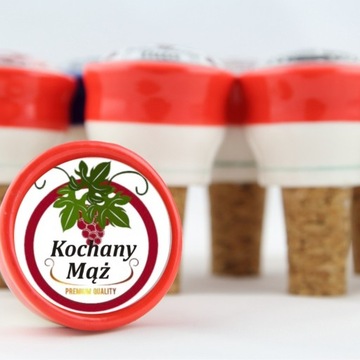 Ceramiczna zatyczka do butelek Kochany Mąż