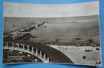 Zoppot-Sopot 1929r Neuer Seesteg-Molo-Fot.Machtans