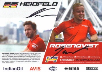 Nick Heidfeld - Formuła 1 - Autograf!