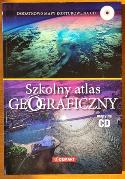 Szkolny atlas geograficzny + CD