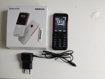 Nokia 5310 pudełko, ładowrka, instrukcja