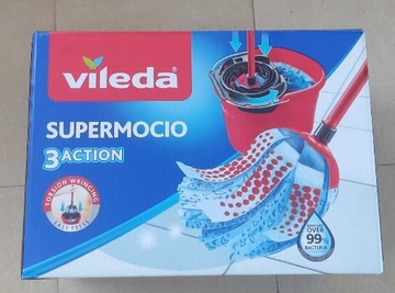 Mop Vileda Supermocio 3 Action complet wash reuse
