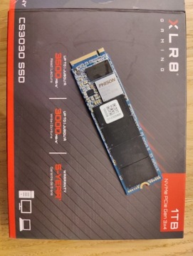 PNY XLR8 CS3030 SSD 1TB NVMe 3500/3000MBs,GW,FV23%