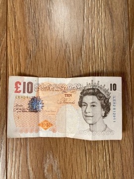 Banknot 10 funtów Wielka Brytania 2000 rok !