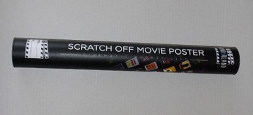 SCRATCH OFF MOVIE POSTER unikat z USA