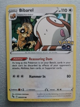 Bibarel 060/078 PGO / Karty Pokemon 