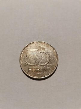 Moneta, Węgry 50 Forint 1994