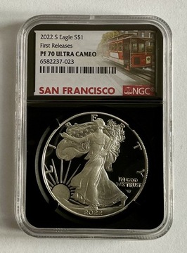 2022-S 1$ 1 oz Silver Eagle PF70 UC FR