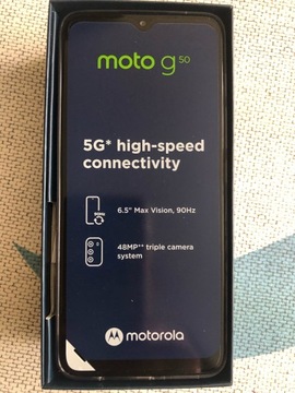 Motorola G50  NOWY/smartphone/z gwarancją
