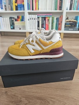 NEW BALANCE WL 574 36,5 ŻÓŁTE 