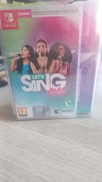  "Let's Sing 2022"  Nintendo Switch + 2 mikrofony