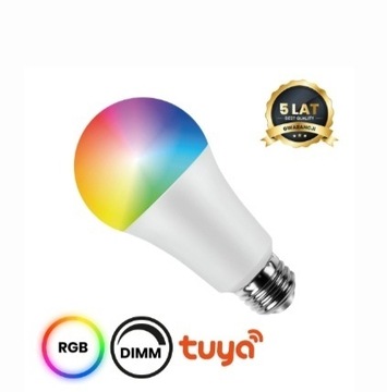 Żarówki LED WIFI A60 8W Smart RGB 2 SZTUKI