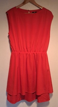 Letnia sukienka H&M 38 na lato czerwona