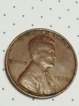 Moneta 1 cent usa Lincoln 1935