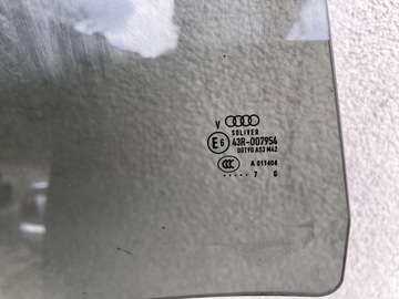 Szyba prawa tylna Audi A6 C7 2017 Sedan drzwi