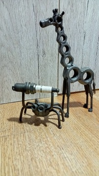 Żyrafa Figurka Metaloplastyka Coś z Niczego