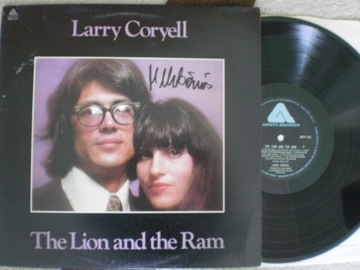Larry Coryell The Lion and the Ram Iwy UK autograf