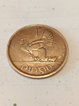 Moneta Irlandia 1 pens 1d (Pingin) 1949