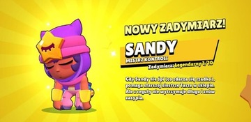 KONTO BRAWL STARS *SANDY* GEMY, SKINY