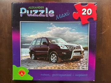 Puzzle maxi samochód Toyota 20 elementów