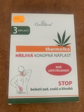 Cannaderm plastry rozgrzewające thermolka