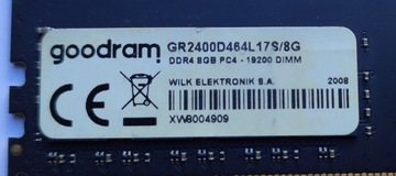 Pamięć Ram DDR4 8 gb 2400