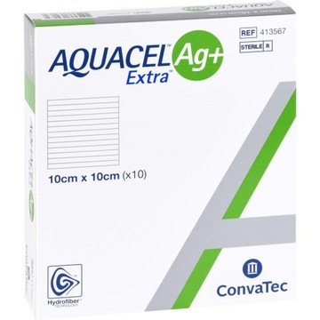 AQUACEL AG+EXTRA 10x10cm-10sztuk-WZMOCNIONY.