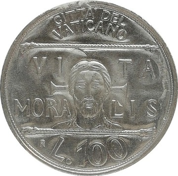 Watykan 100 lire 1993, KM#247