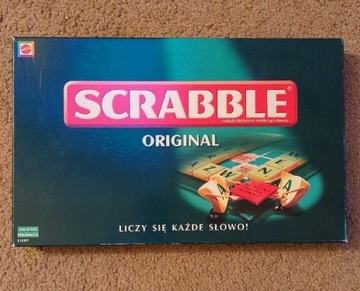 Scrabble ORIGINAL Mattel super wersja