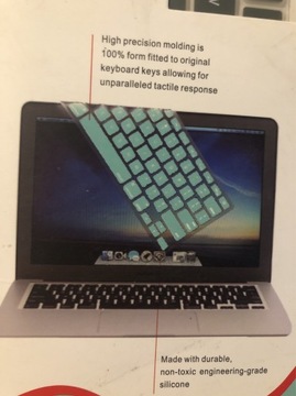 Ultra cienka 13 cali ochrona na klawiaturę MAC