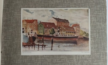 Gdańsk w obrazach J Skrobinskiego 1954 rok 
