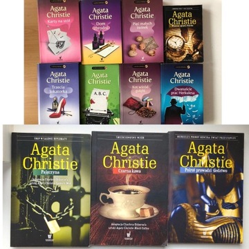 Zestaw książek Agatha Christie - 11 szt.